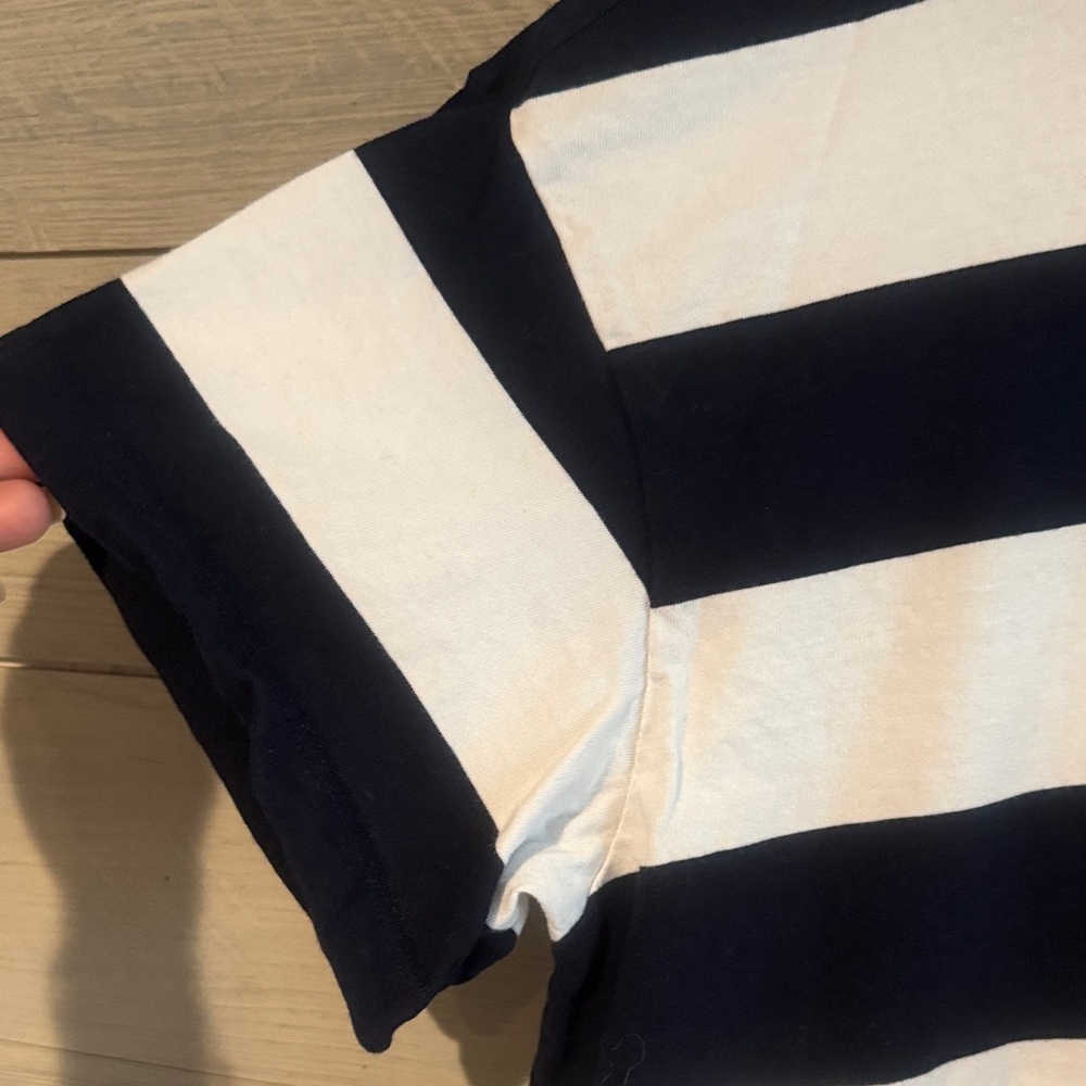 Old Navy Navy and White Striped Tee - Picture 4 of 5